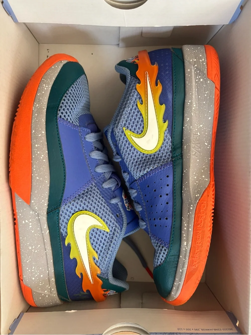 Nike Kids' Ja 1 Backyard BBQ (GS) - Purple/Orange